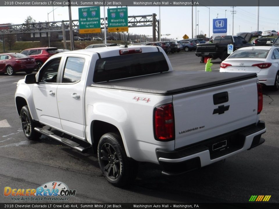 2018 Chevrolet Colorado LT Crew Cab 4x4 Summit White / Jet Black Photo #9