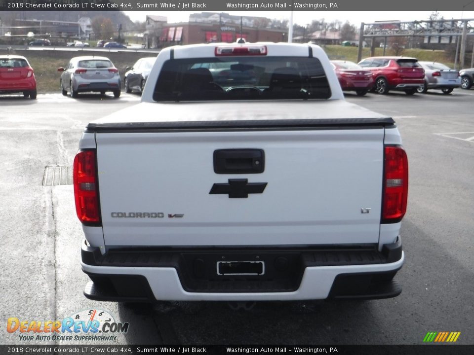 2018 Chevrolet Colorado LT Crew Cab 4x4 Summit White / Jet Black Photo #10