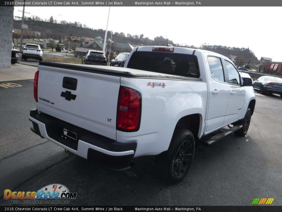 2018 Chevrolet Colorado LT Crew Cab 4x4 Summit White / Jet Black Photo #12