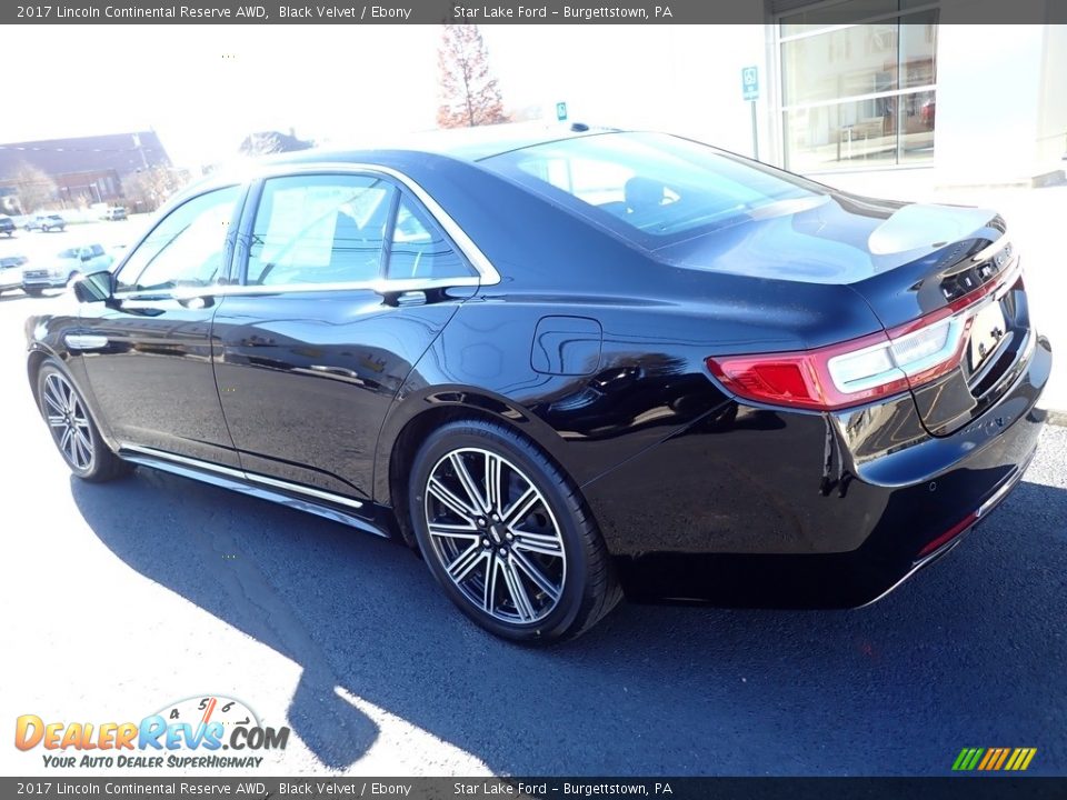 2017 Lincoln Continental Reserve AWD Black Velvet / Ebony Photo #3