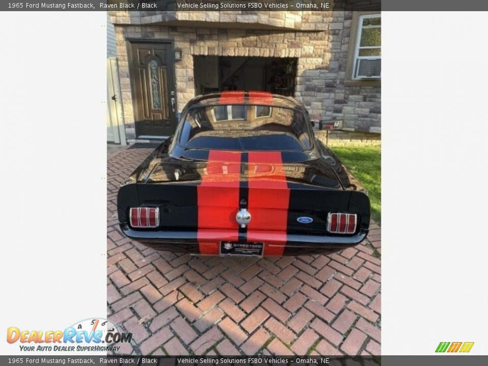 1965 Ford Mustang Fastback Raven Black / Black Photo #9