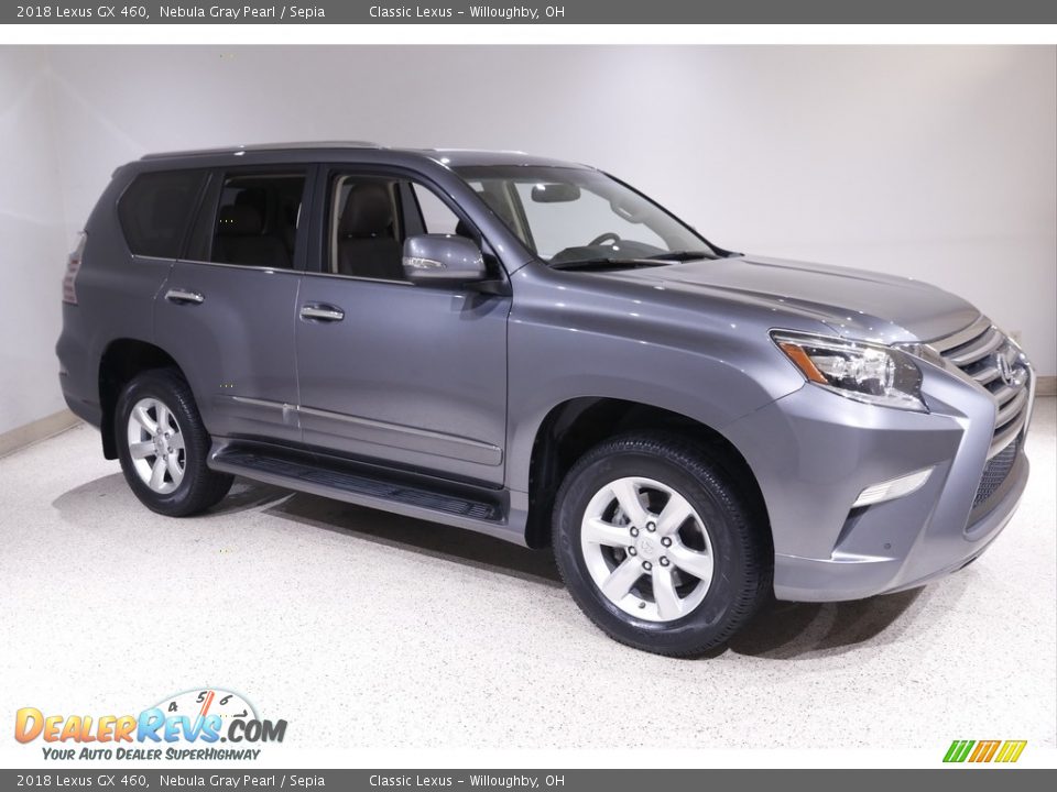 2018 Lexus GX 460 Nebula Gray Pearl / Sepia Photo #1