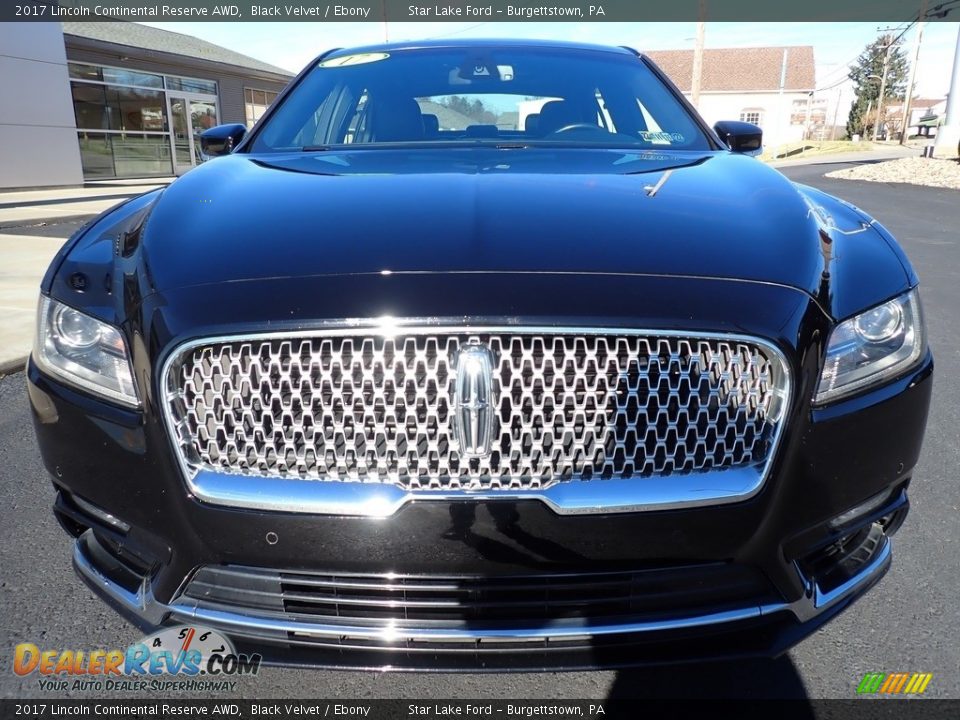 2017 Lincoln Continental Reserve AWD Black Velvet / Ebony Photo #9