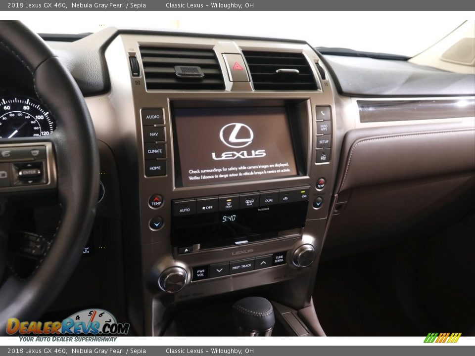 2018 Lexus GX 460 Nebula Gray Pearl / Sepia Photo #9