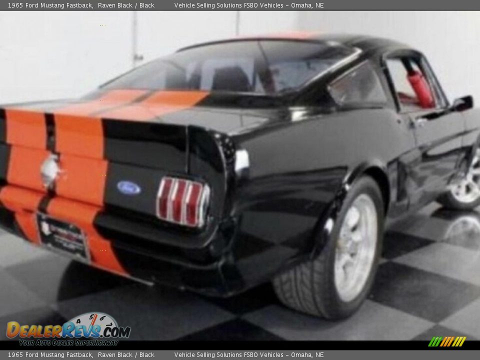 1965 Ford Mustang Fastback Raven Black / Black Photo #25