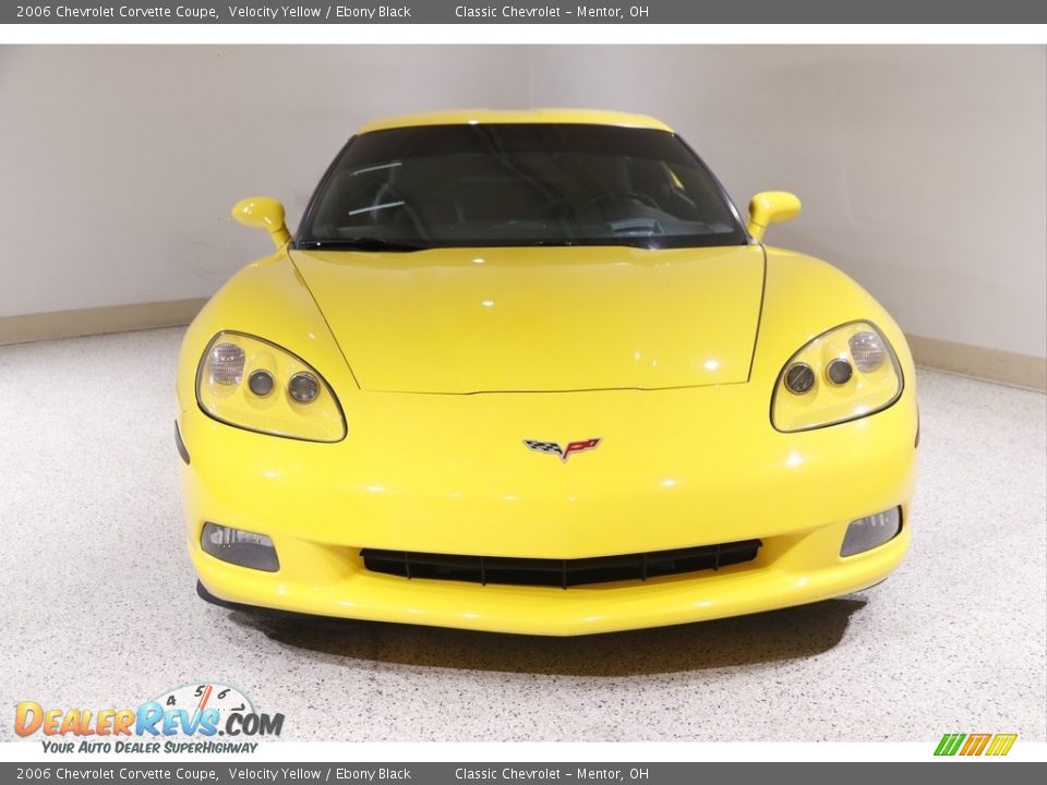 2006 Chevrolet Corvette Coupe Velocity Yellow / Ebony Black Photo #2