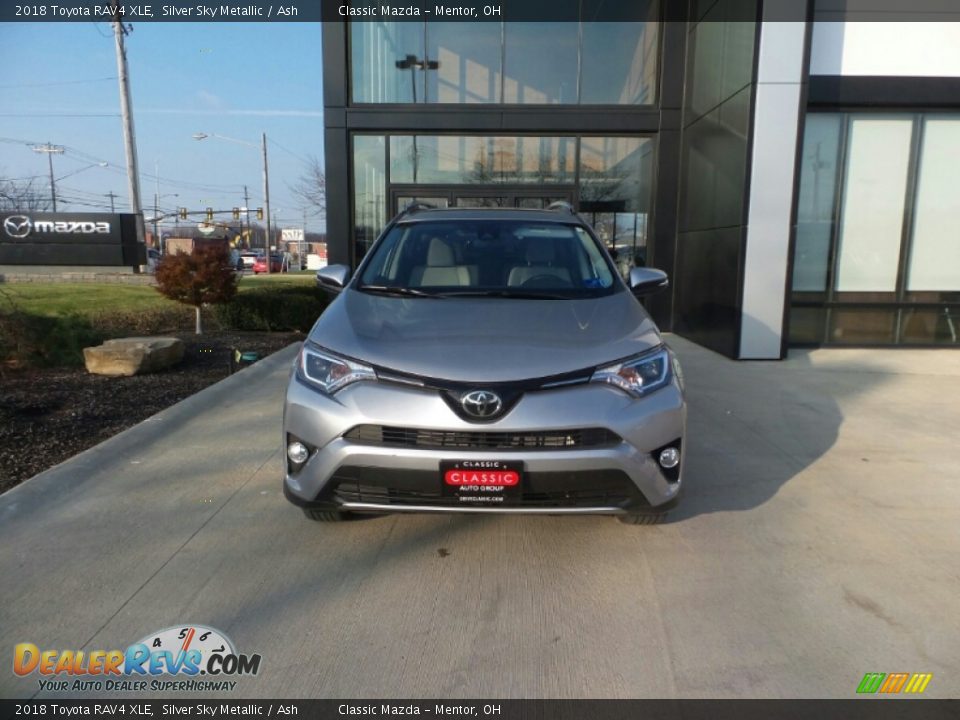 2018 Toyota RAV4 XLE Silver Sky Metallic / Ash Photo #1