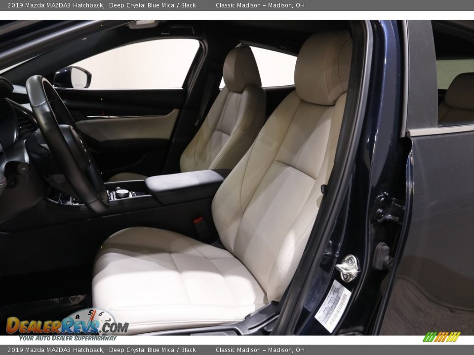 2019 Mazda MAZDA3 Hatchback Deep Crystal Blue Mica / Black Photo #5