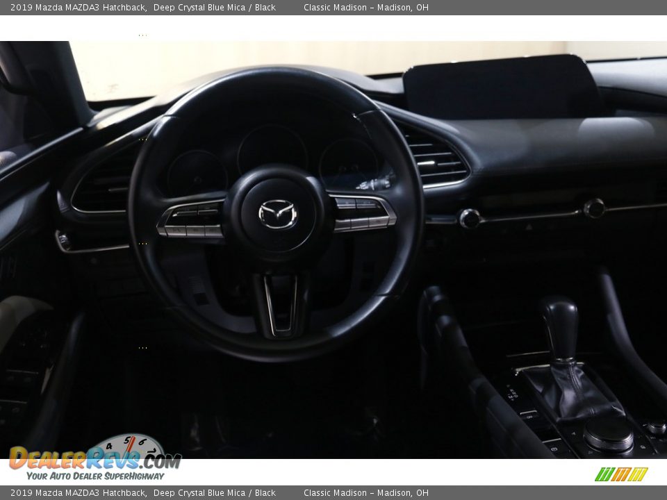 2019 Mazda MAZDA3 Hatchback Deep Crystal Blue Mica / Black Photo #6