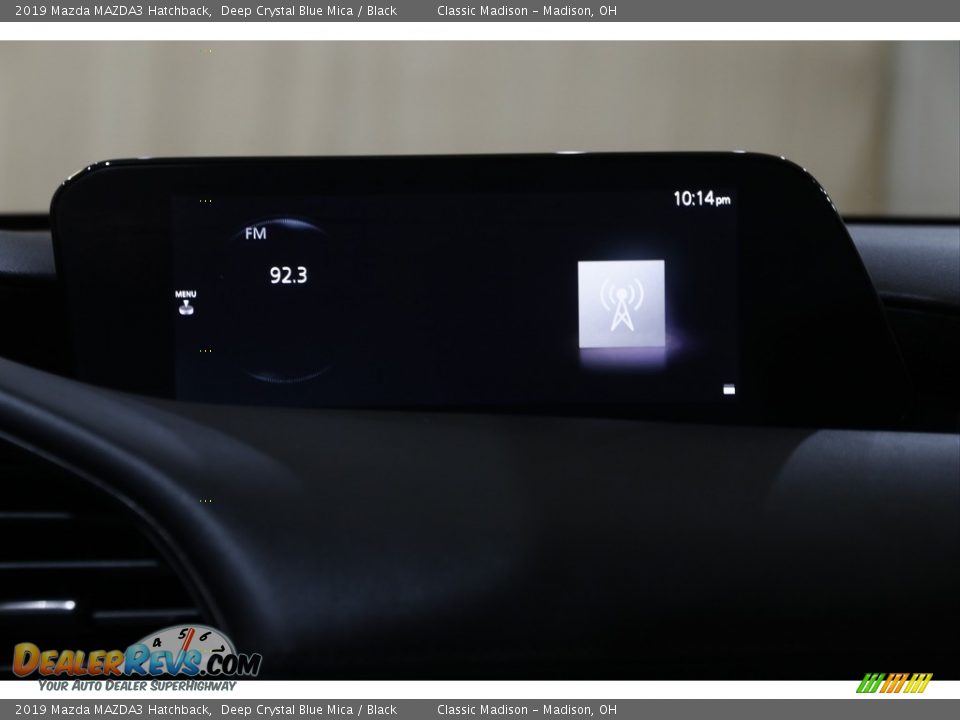 2019 Mazda MAZDA3 Hatchback Deep Crystal Blue Mica / Black Photo #10