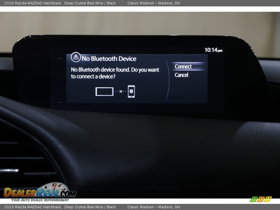 2019 Mazda MAZDA3 Hatchback Deep Crystal Blue Mica / Black Photo #11