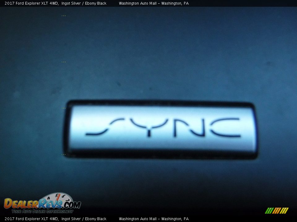 2017 Ford Explorer XLT 4WD Ingot Silver / Ebony Black Photo #11