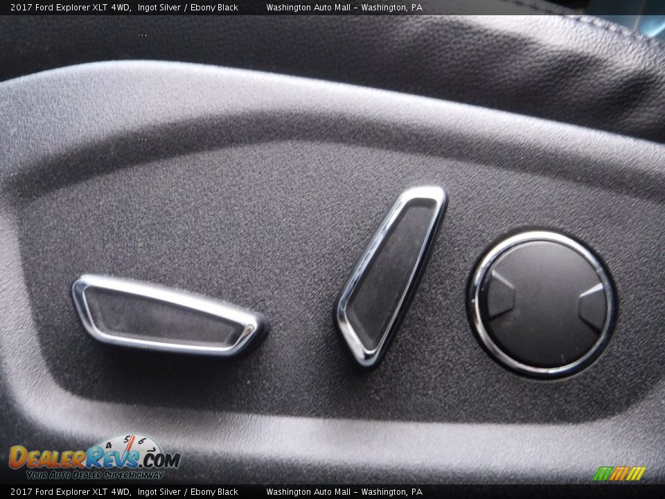 2017 Ford Explorer XLT 4WD Ingot Silver / Ebony Black Photo #15