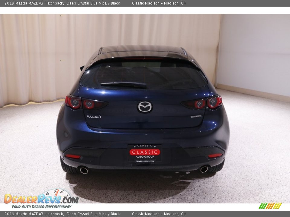 2019 Mazda MAZDA3 Hatchback Deep Crystal Blue Mica / Black Photo #18