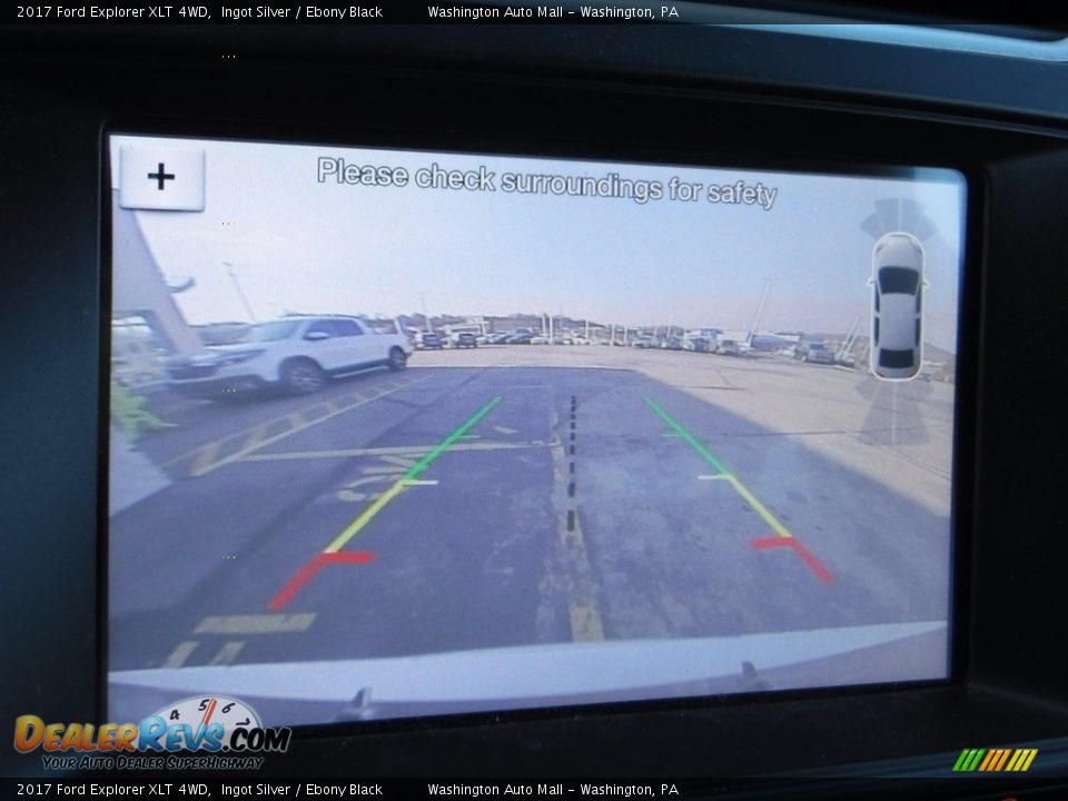 2017 Ford Explorer XLT 4WD Ingot Silver / Ebony Black Photo #18