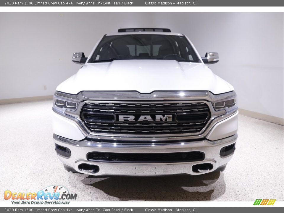 2020 Ram 1500 Limited Crew Cab 4x4 Ivory White Tri-Coat Pearl / Black Photo #2