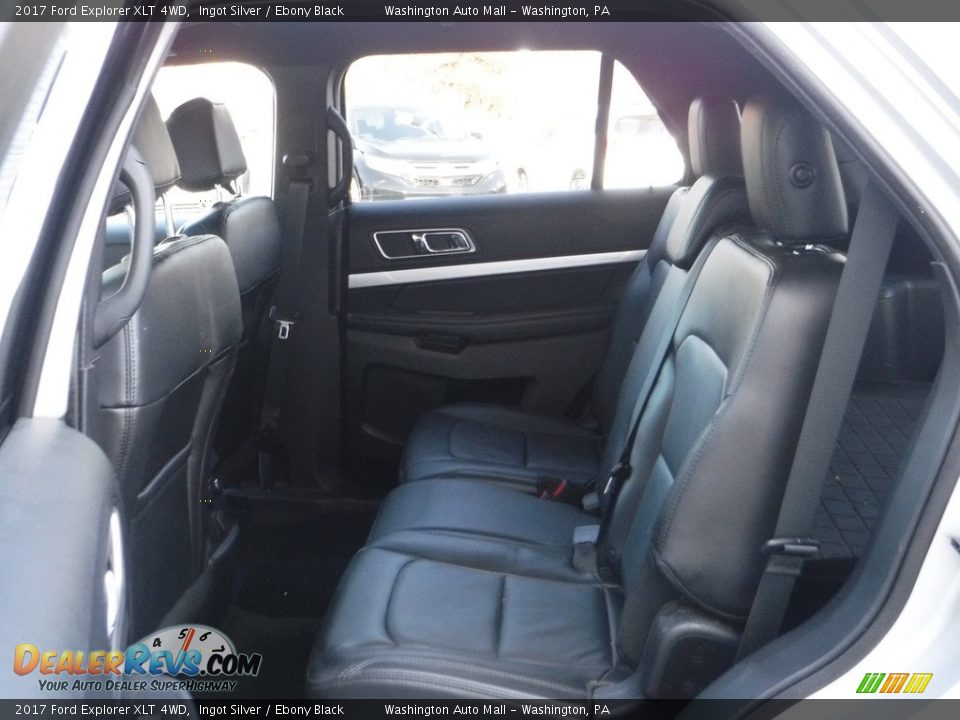 2017 Ford Explorer XLT 4WD Ingot Silver / Ebony Black Photo #22