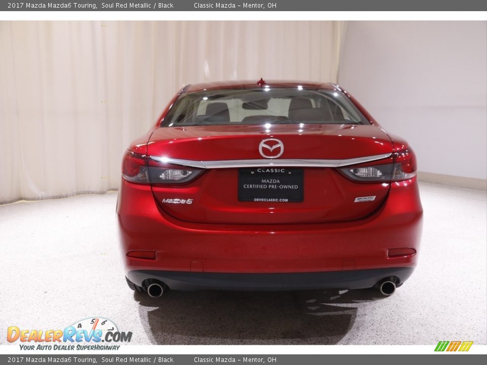 2017 Mazda Mazda6 Touring Soul Red Metallic / Black Photo #17