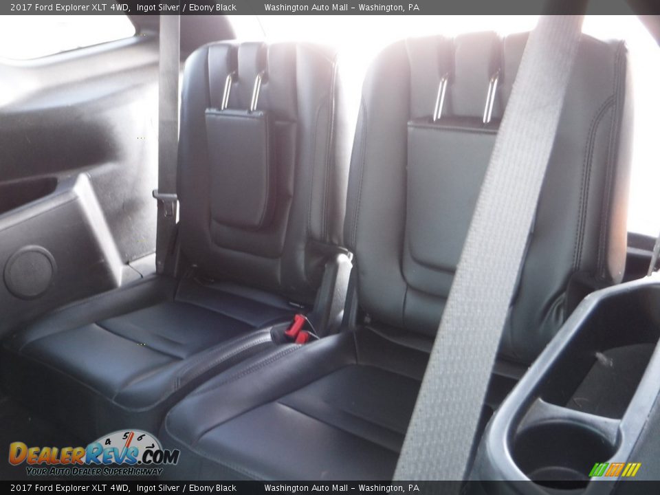 2017 Ford Explorer XLT 4WD Ingot Silver / Ebony Black Photo #23