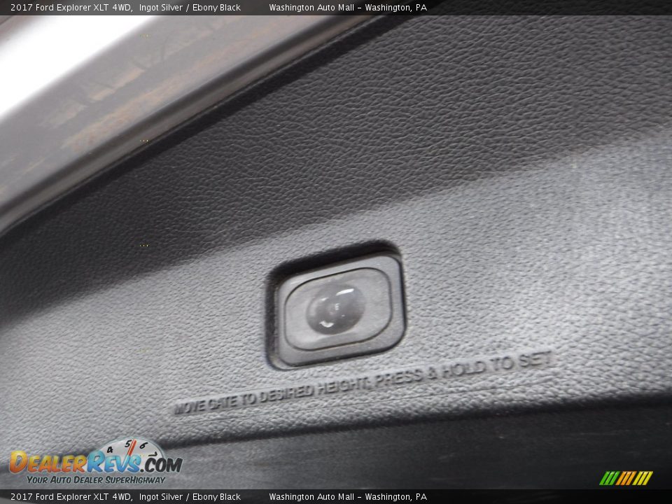2017 Ford Explorer XLT 4WD Ingot Silver / Ebony Black Photo #25