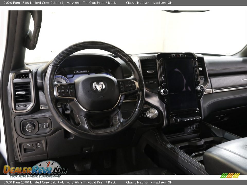 2020 Ram 1500 Limited Crew Cab 4x4 Ivory White Tri-Coat Pearl / Black Photo #7