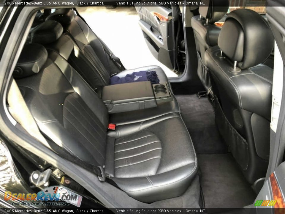 Rear Seat of 2006 Mercedes-Benz E 55 AMG Wagon Photo #11