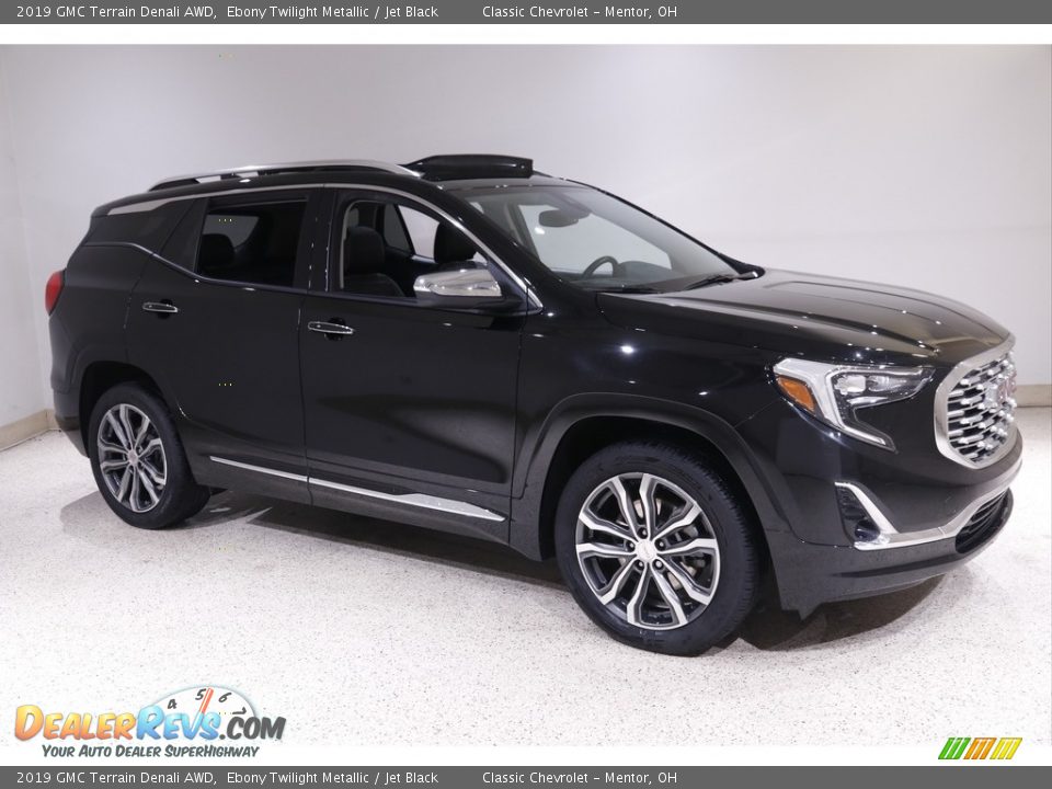 2019 GMC Terrain Denali AWD Ebony Twilight Metallic / Jet Black Photo #1