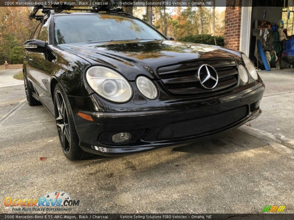 2006 Mercedes-Benz E 55 AMG Wagon Black / Charcoal Photo #20