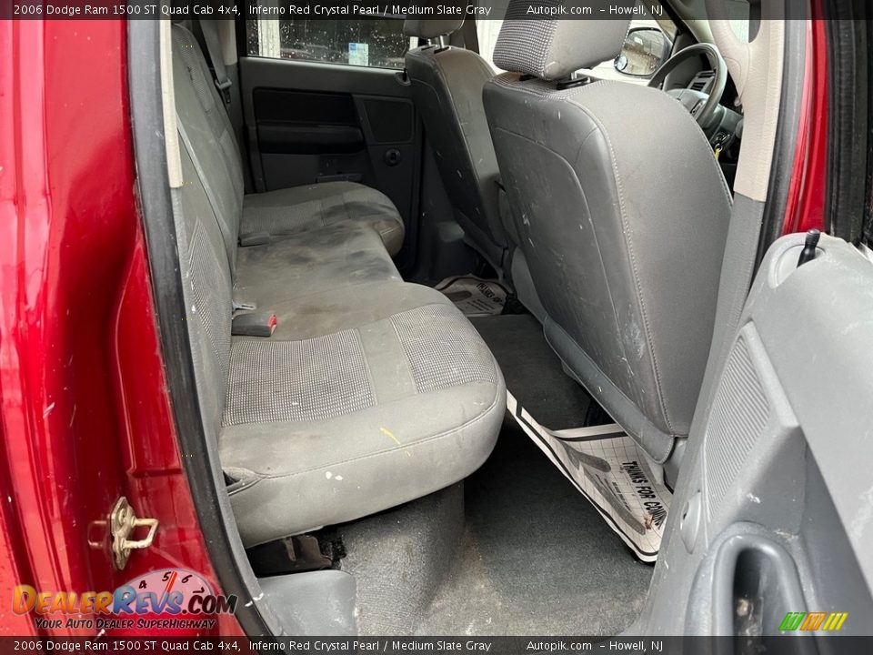 2006 Dodge Ram 1500 ST Quad Cab 4x4 Inferno Red Crystal Pearl / Medium Slate Gray Photo #19