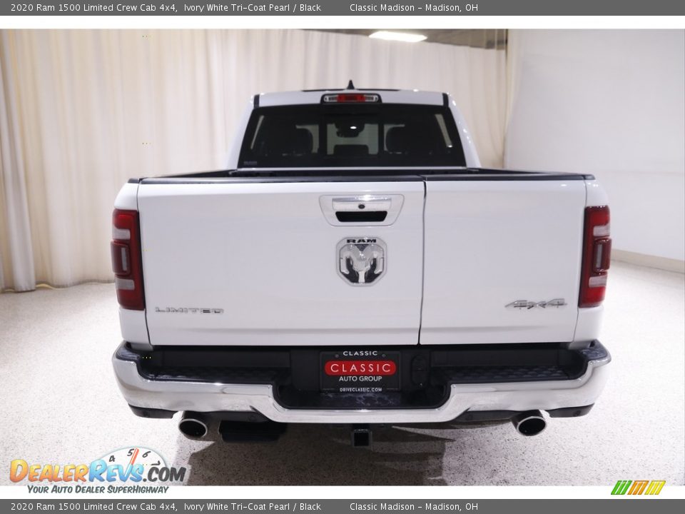 2020 Ram 1500 Limited Crew Cab 4x4 Ivory White Tri-Coat Pearl / Black Photo #23