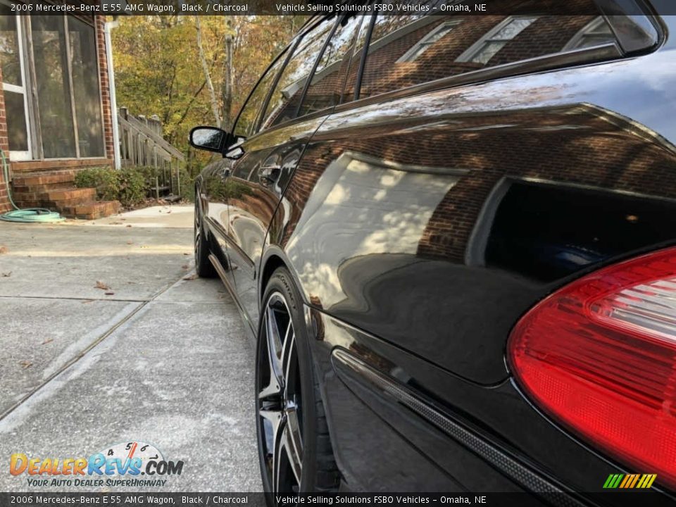 2006 Mercedes-Benz E 55 AMG Wagon Black / Charcoal Photo #24