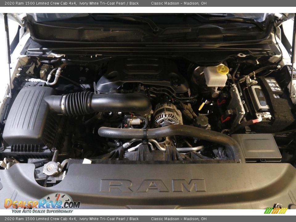 2020 Ram 1500 Limited Crew Cab 4x4 Ivory White Tri-Coat Pearl / Black Photo #24