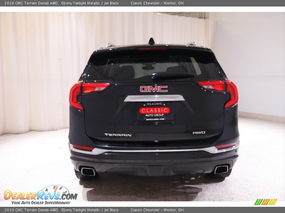 2019 GMC Terrain Denali AWD Ebony Twilight Metallic / Jet Black Photo #18