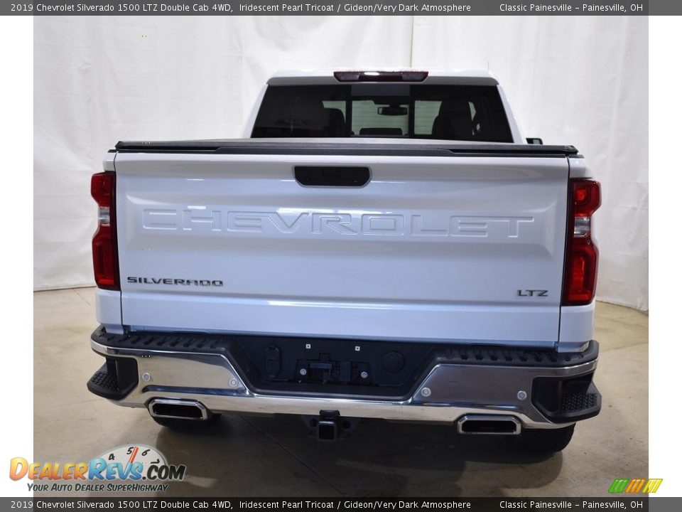 2019 Chevrolet Silverado 1500 LTZ Double Cab 4WD Iridescent Pearl Tricoat / Gideon/Very Dark Atmosphere Photo #3