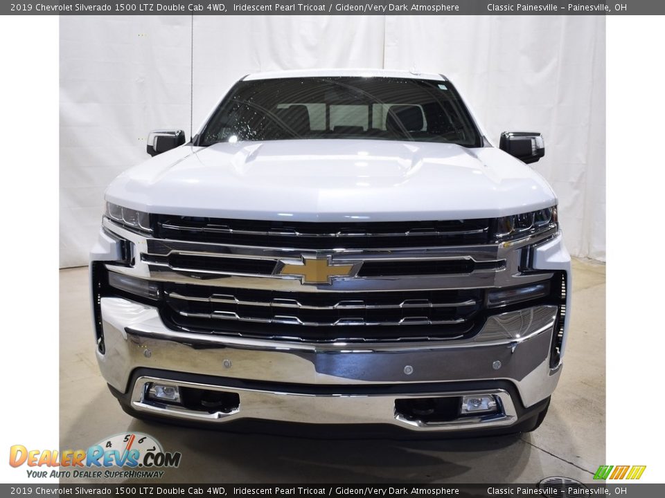 2019 Chevrolet Silverado 1500 LTZ Double Cab 4WD Iridescent Pearl Tricoat / Gideon/Very Dark Atmosphere Photo #4