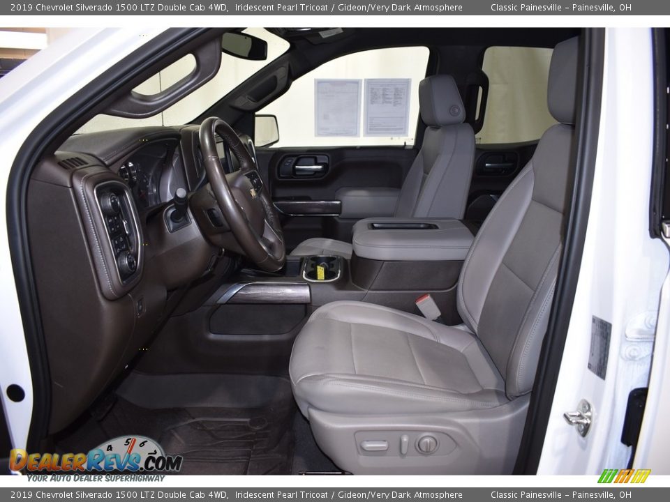 2019 Chevrolet Silverado 1500 LTZ Double Cab 4WD Iridescent Pearl Tricoat / Gideon/Very Dark Atmosphere Photo #7