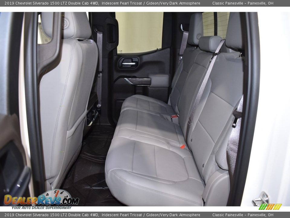 2019 Chevrolet Silverado 1500 LTZ Double Cab 4WD Iridescent Pearl Tricoat / Gideon/Very Dark Atmosphere Photo #8