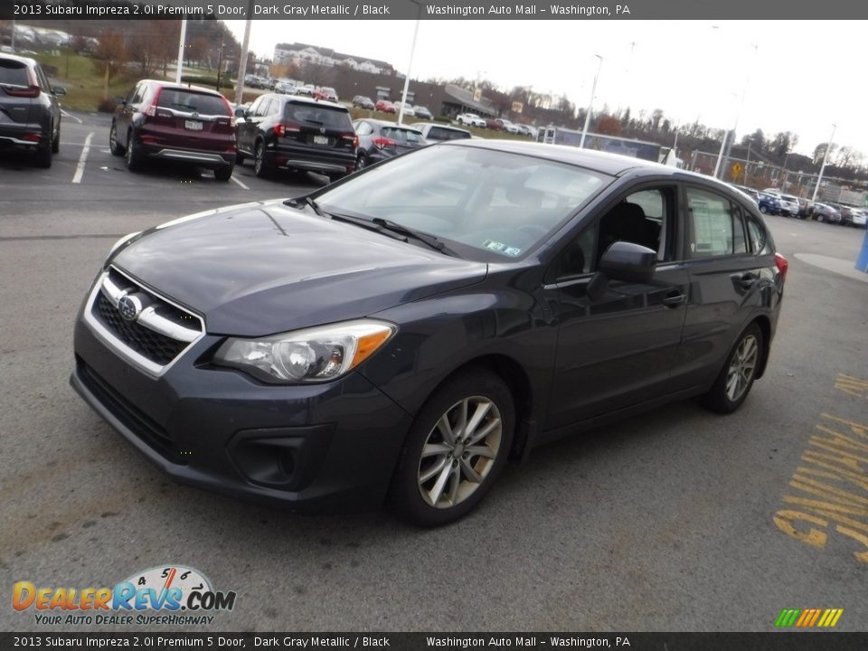 2013 Subaru Impreza 2.0i Premium 5 Door Dark Gray Metallic / Black Photo #4