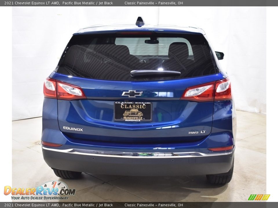 2021 Chevrolet Equinox LT AWD Pacific Blue Metallic / Jet Black Photo #3