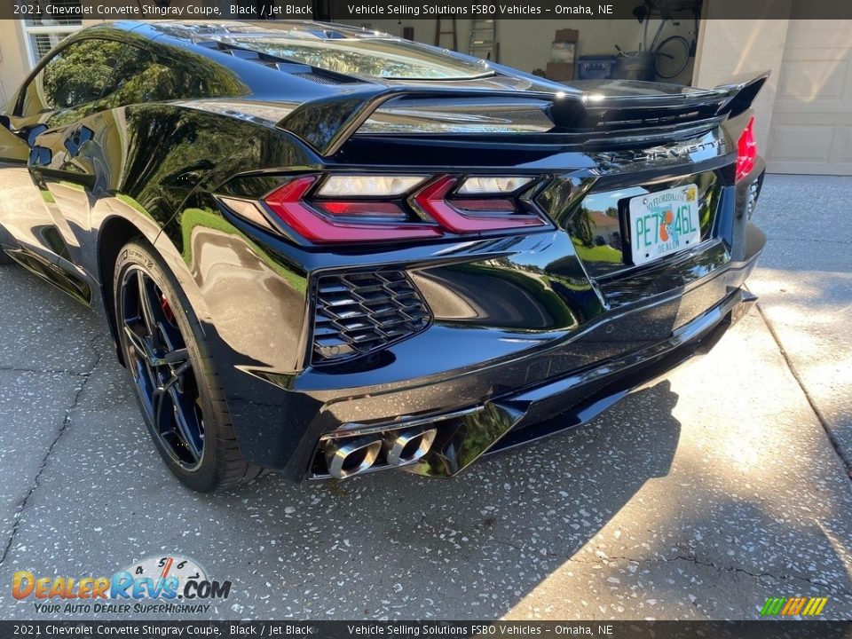 2021 Chevrolet Corvette Stingray Coupe Black / Jet Black Photo #14