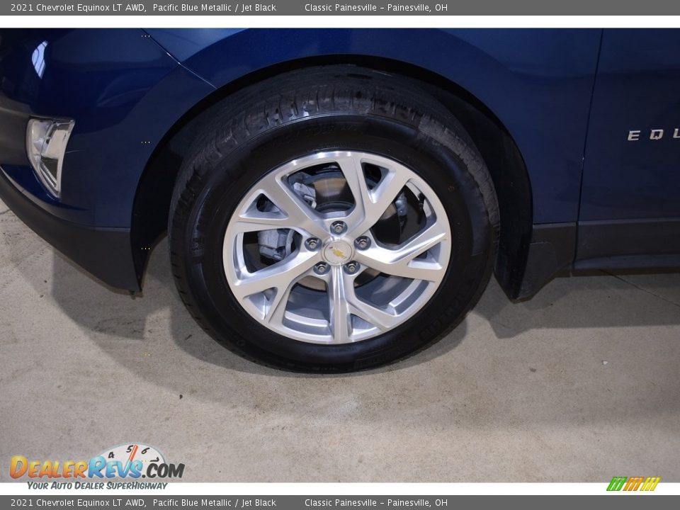 2021 Chevrolet Equinox LT AWD Pacific Blue Metallic / Jet Black Photo #5