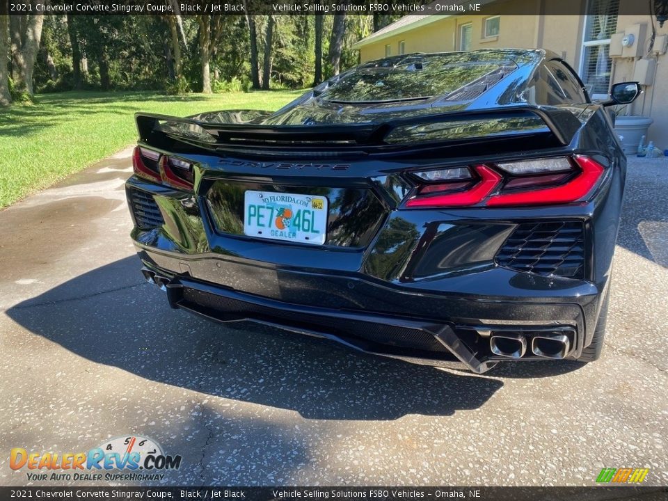 2021 Chevrolet Corvette Stingray Coupe Black / Jet Black Photo #15