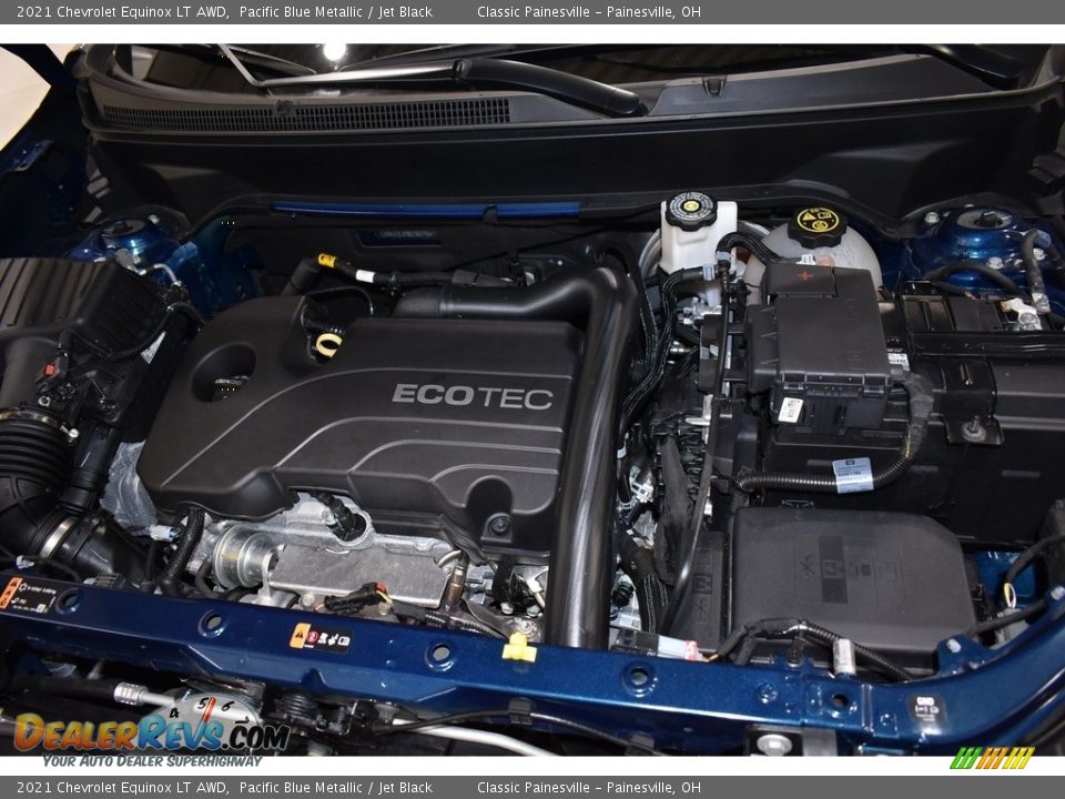 2021 Chevrolet Equinox LT AWD Pacific Blue Metallic / Jet Black Photo #6