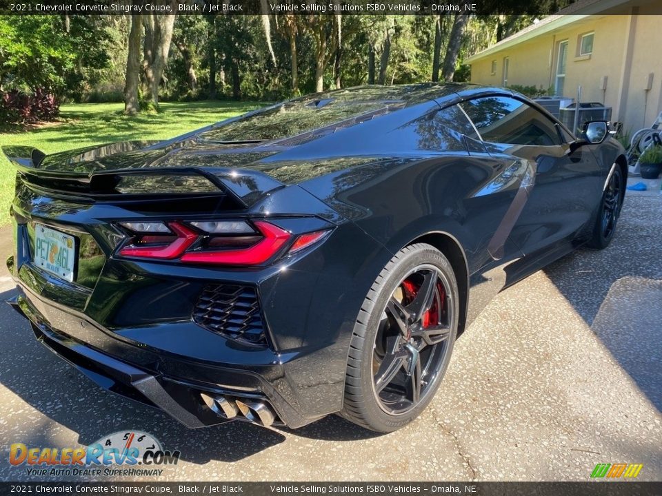 2021 Chevrolet Corvette Stingray Coupe Black / Jet Black Photo #16