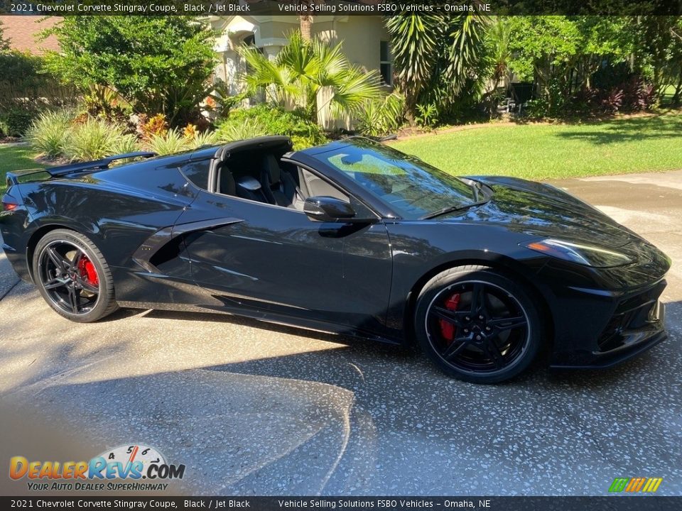 Black 2021 Chevrolet Corvette Stingray Coupe Photo #17