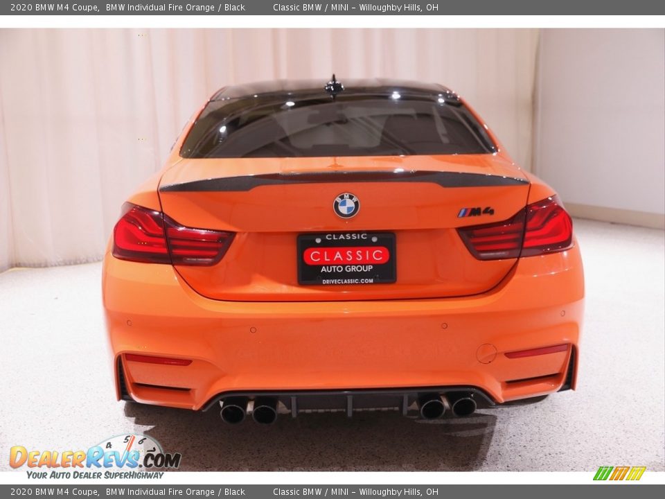 2020 BMW M4 Coupe BMW Individual Fire Orange / Black Photo #21