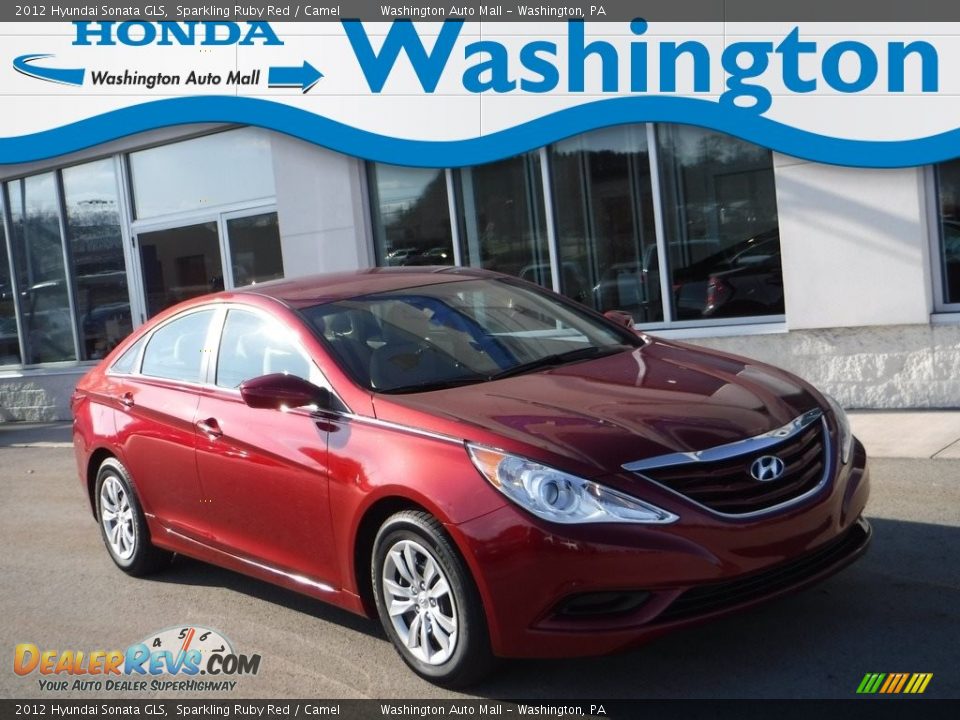 2012 Hyundai Sonata GLS Sparkling Ruby Red / Camel Photo #1