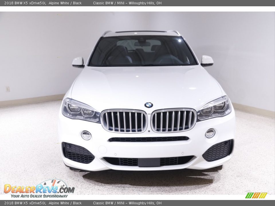 2018 BMW X5 xDrive50i Alpine White / Black Photo #2