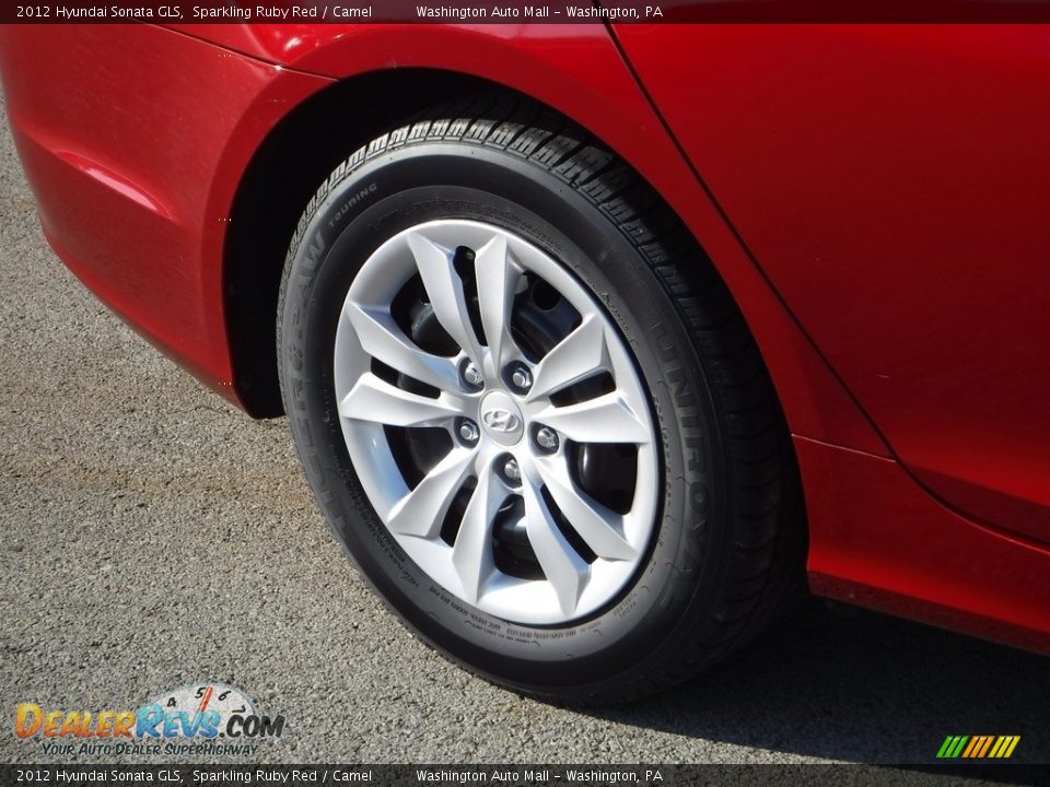 2012 Hyundai Sonata GLS Sparkling Ruby Red / Camel Photo #3