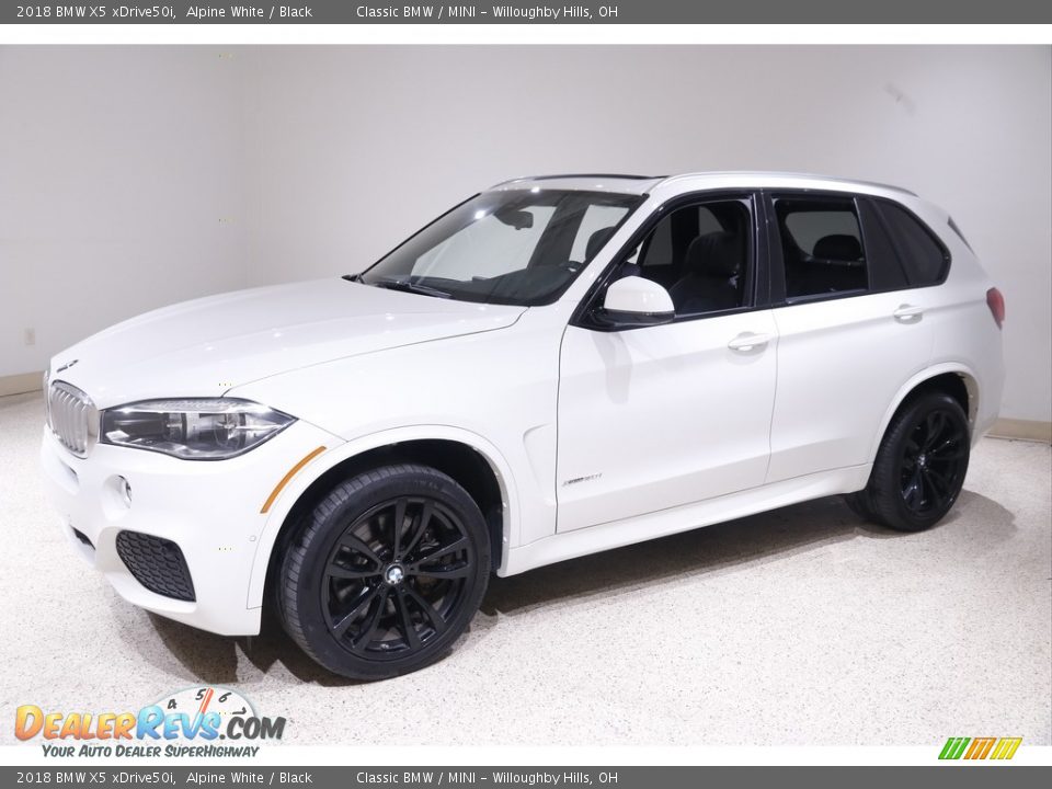 2018 BMW X5 xDrive50i Alpine White / Black Photo #3